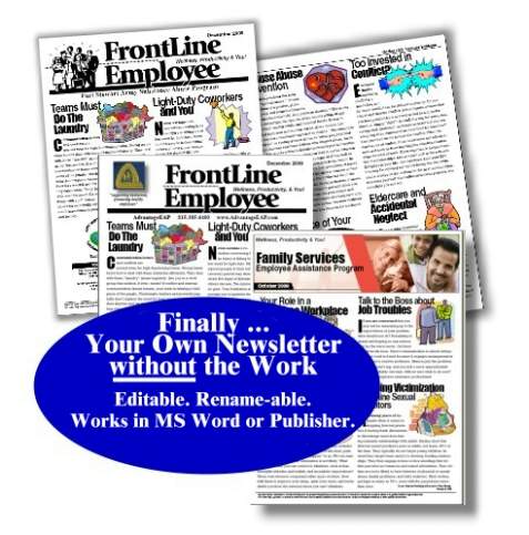 newsletter ideas, tips, articles, and template