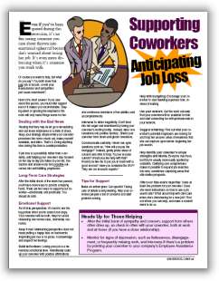 job loss and coworker stress